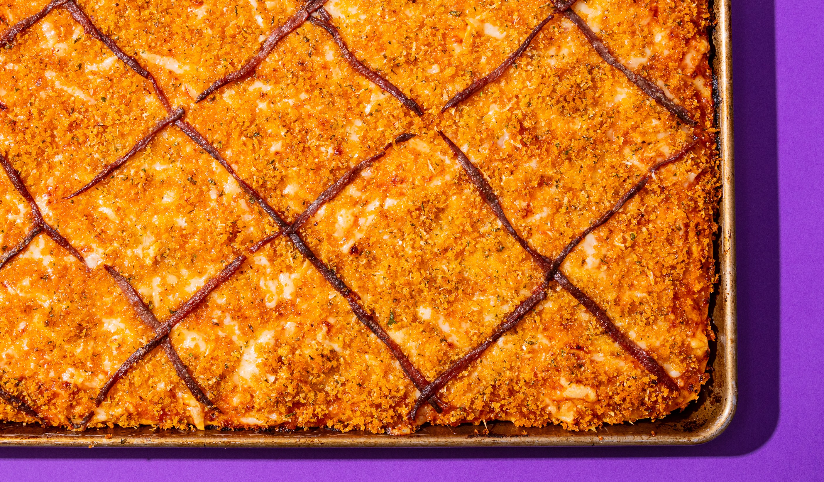 Sfincione (Sicilian Pizza)