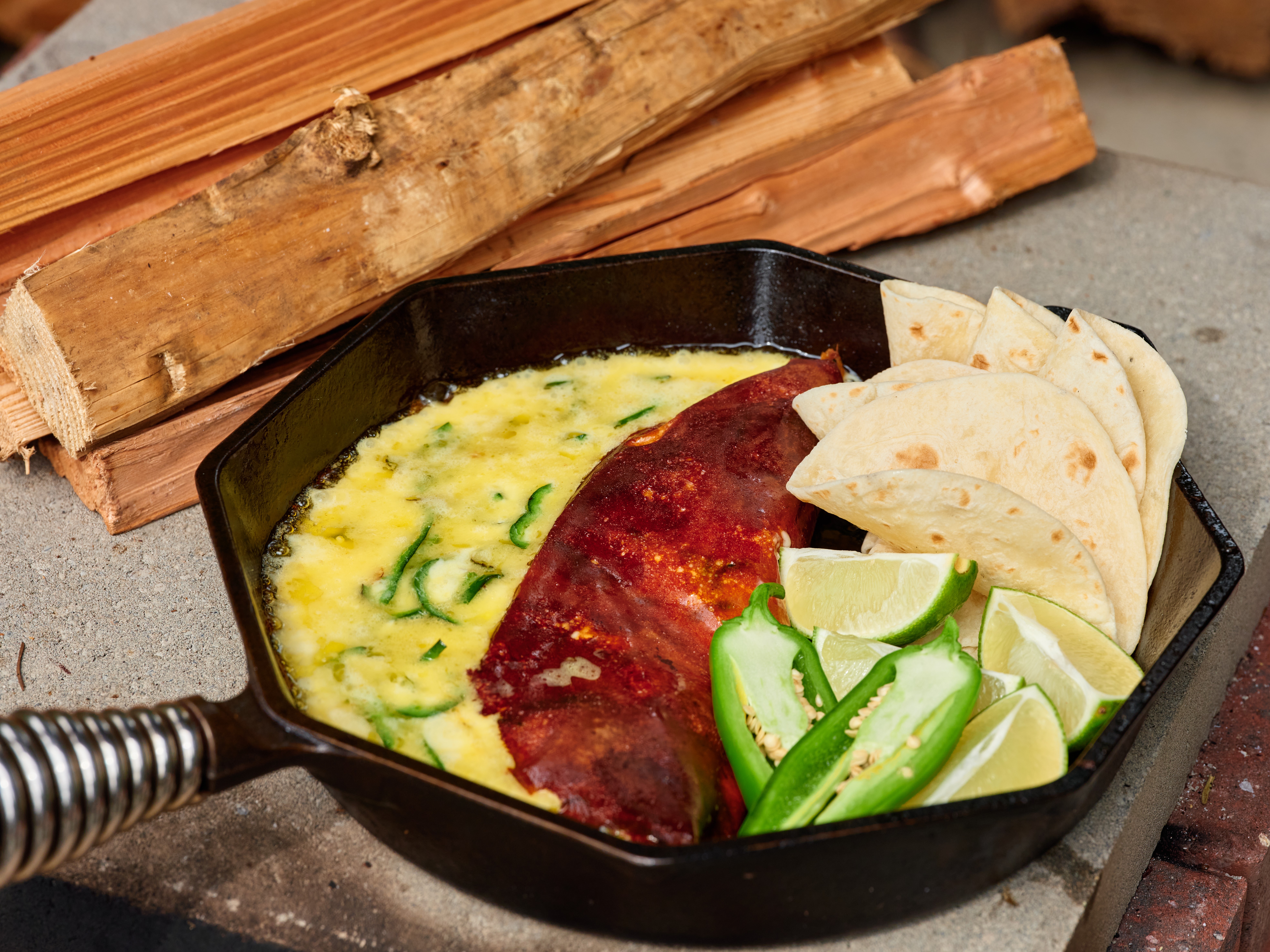 Gooey WoodFired Brick Oven Queso Fundido ChefSteps