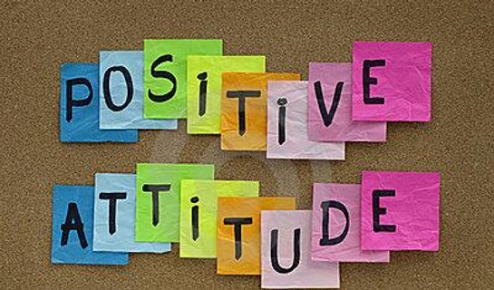 positive attitude will help your mood