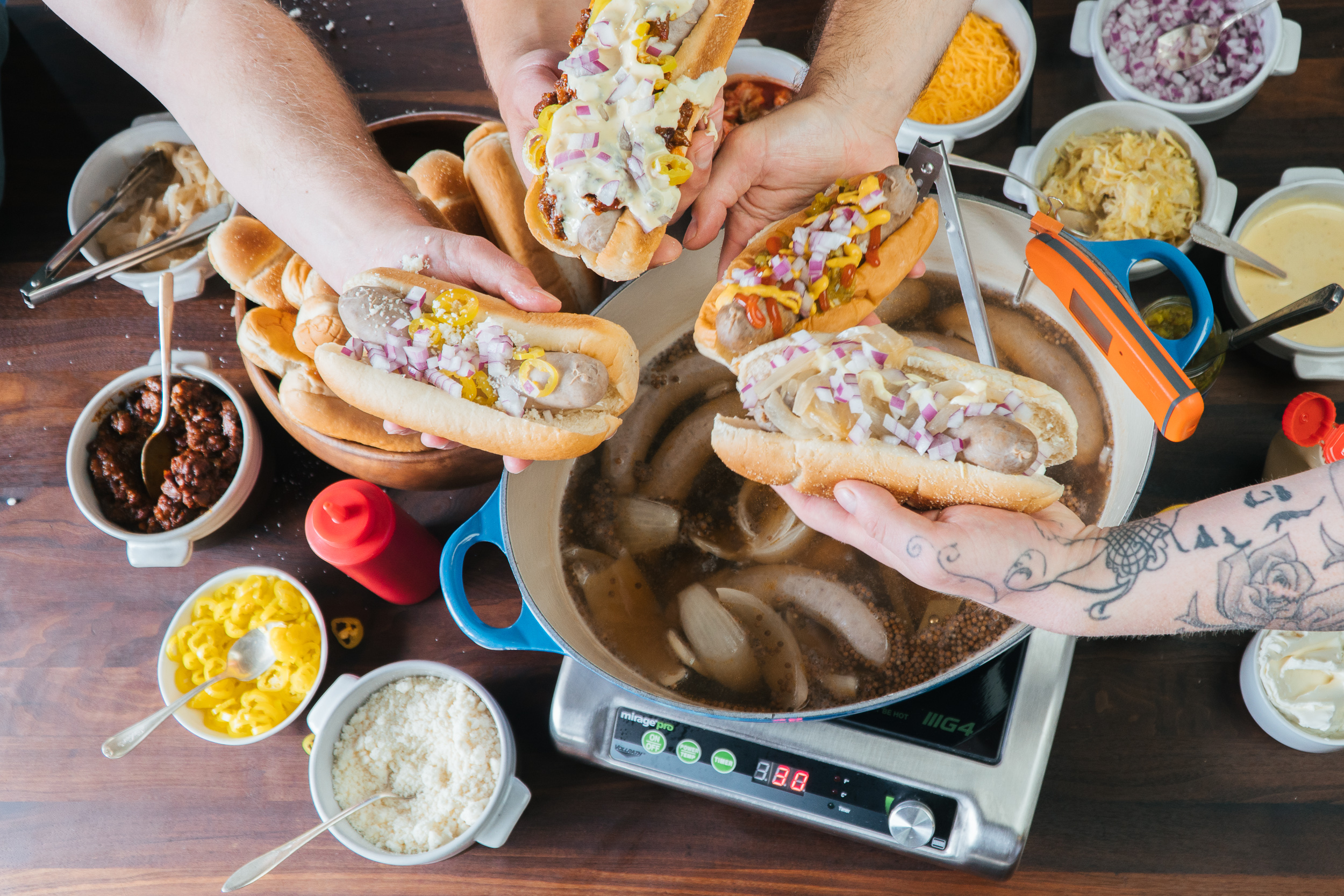 Tips & Tricks Beer Bath Brats ChefSteps
