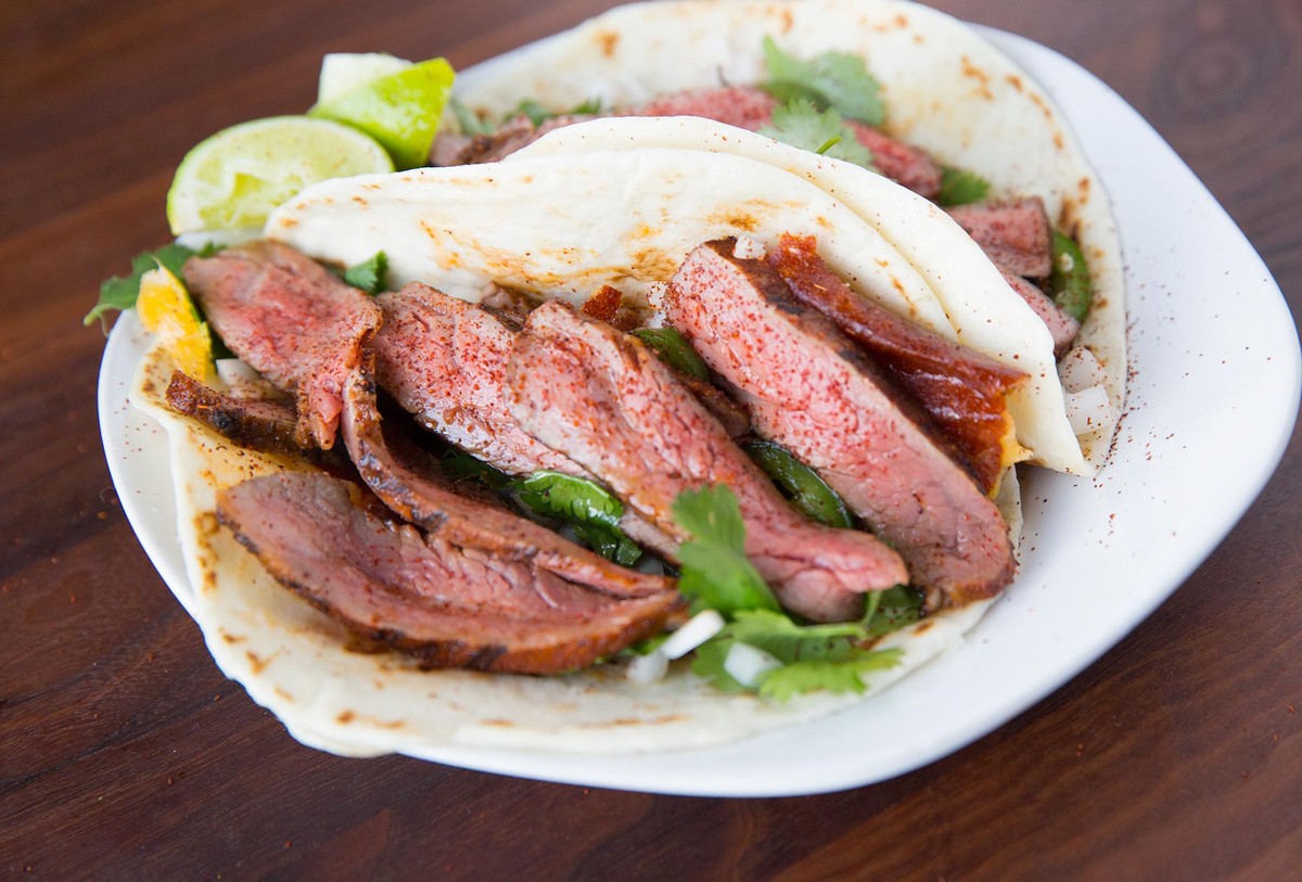 Carne Asada Tacos With Tender Flank Steak Sous Vide Recipe ChefSteps