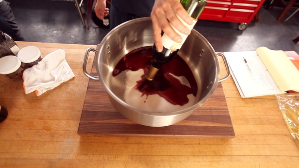 Red Wine Poached Pear