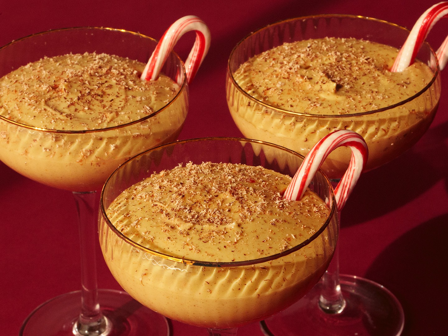Vegan Eggnog Pudding