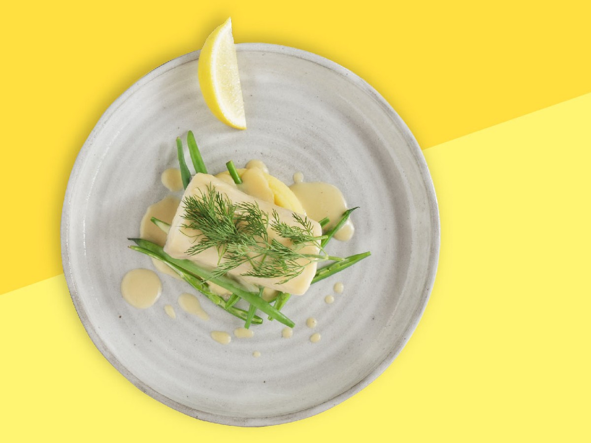 Cod Beurre Blanc with Mashed Potatoes and Green Beans ChefSteps