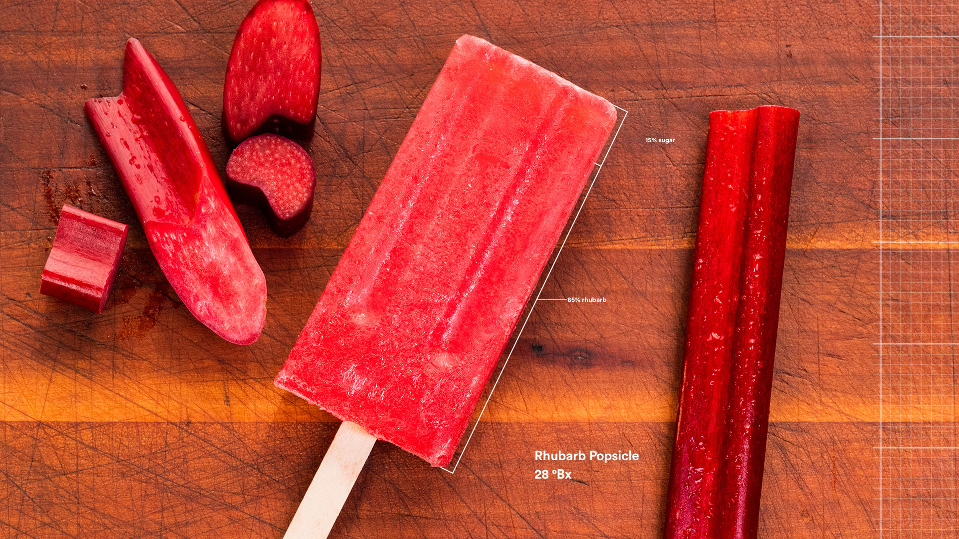 Rhubarb Popsicles
