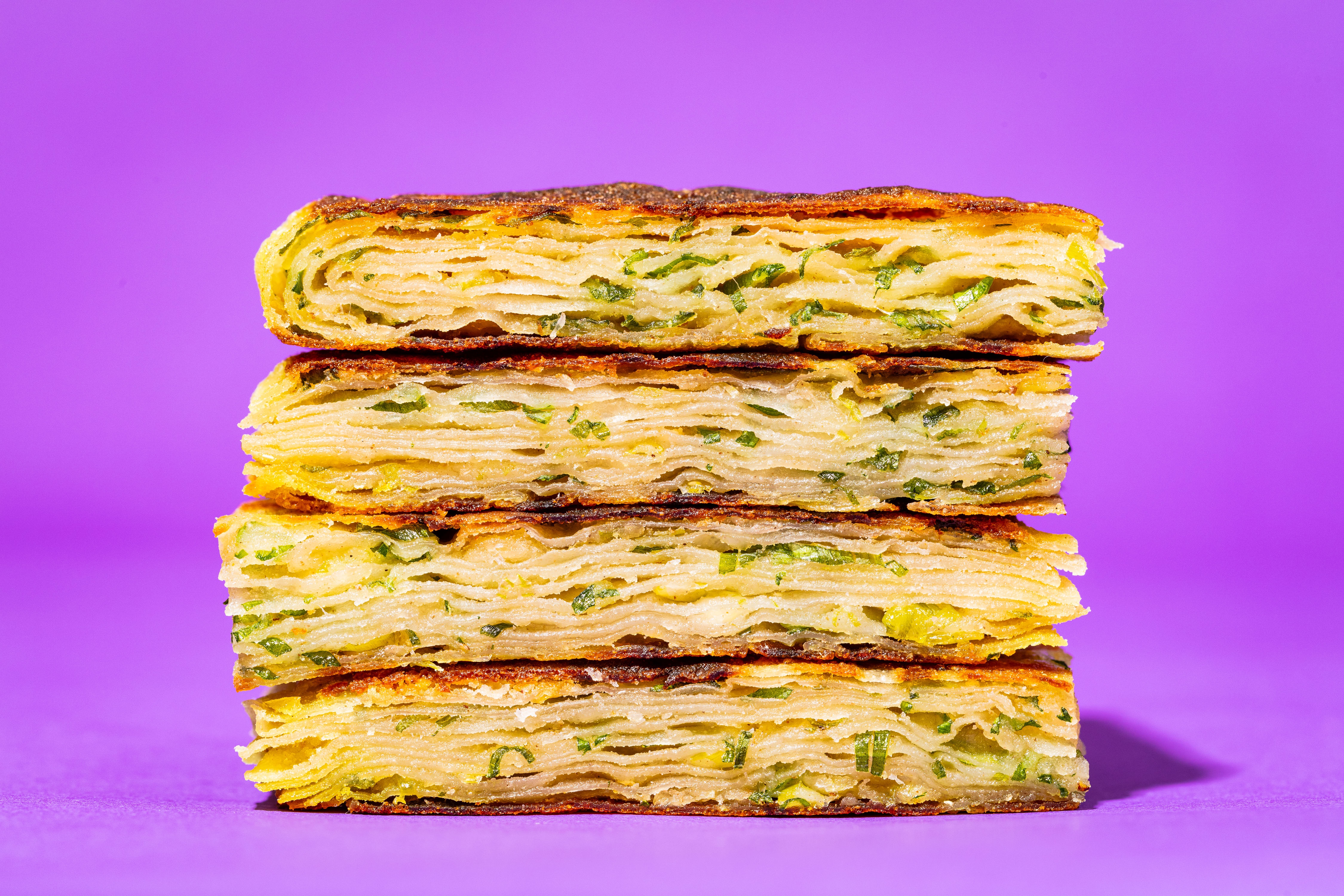 Ultra-Flaky Scallion Pancakes