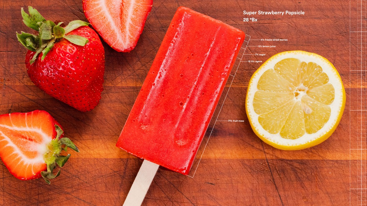 Super Strawberry Popsicles ChefSteps