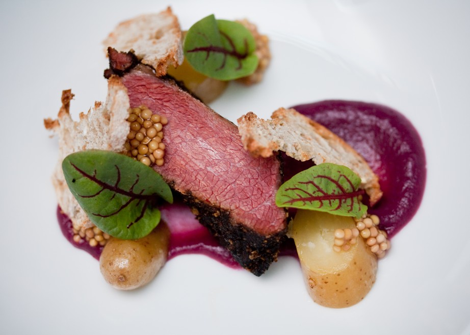 Sous vide pastrami plate Photo by AG3 ChefSteps