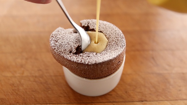 Molten Chocolate Soufflé