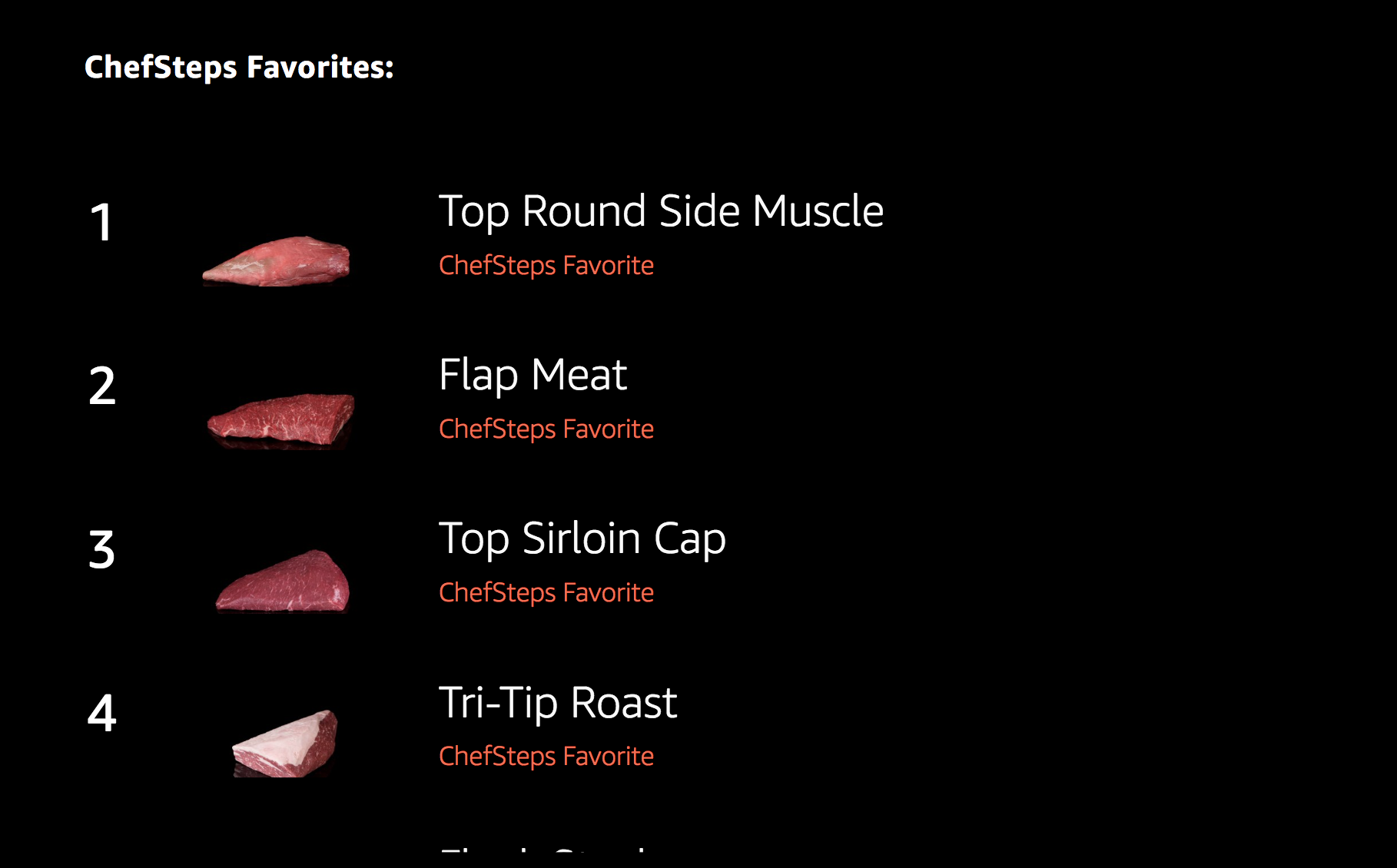Favorite Cuts