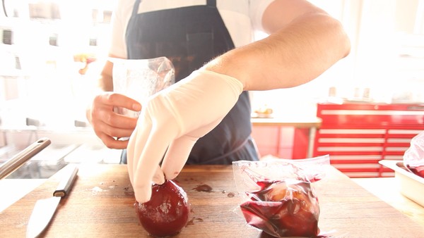 Red Wine Poached Pear