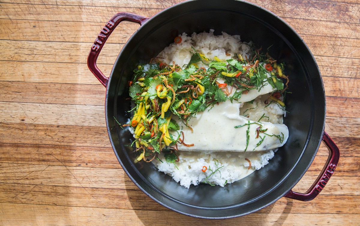 Halibut and Thai Green Curry ChefSteps